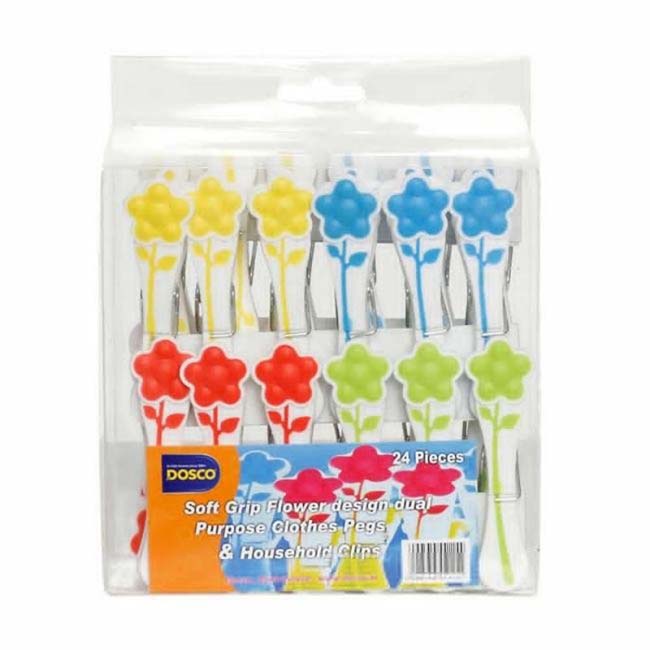 DOSCO FLOWER CLOTHES PEGS